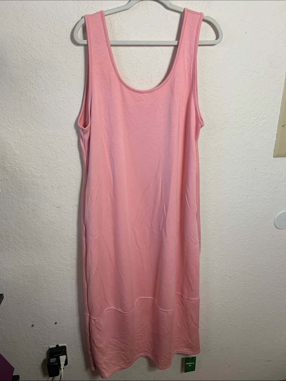 HALARA Pink Maxi Tank Dress